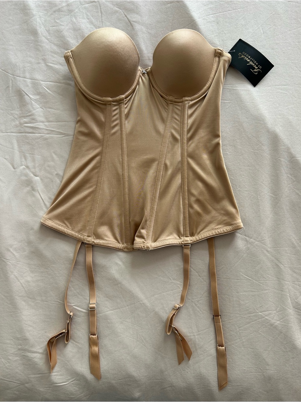 NWT Frederick’s of Hollywood nude Hollywood Exxtreme Corset in XS